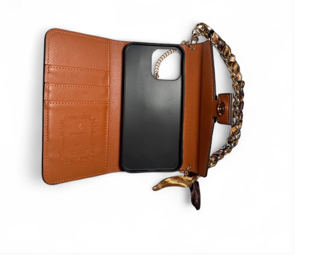 Brown Luxe Phone Bag (Preorder)